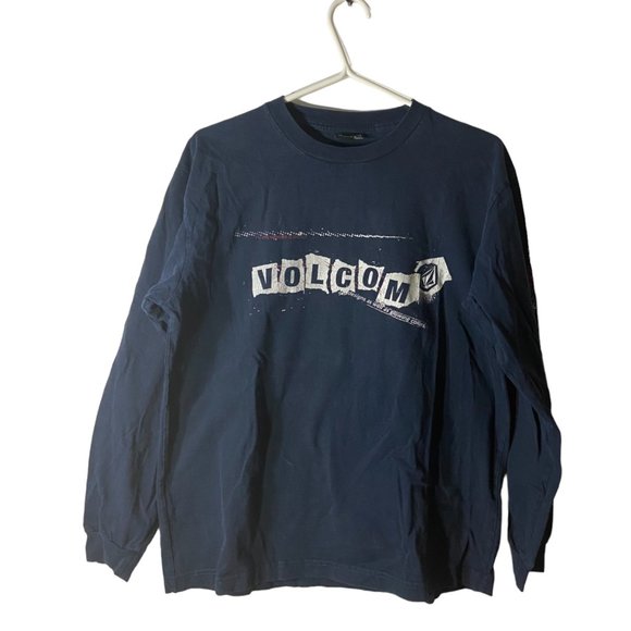 Blue Volcom Circle Neck Sweater - Picture 1 of 3